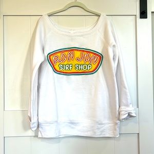 Renewed Ron Jon Surf Shop crew sweatshirt